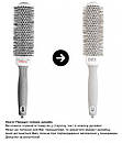 Брашинг Olivia Garden Expert Blowout Speed Wavy Bristles White&Grey 65 мм OGID2028, фото 4