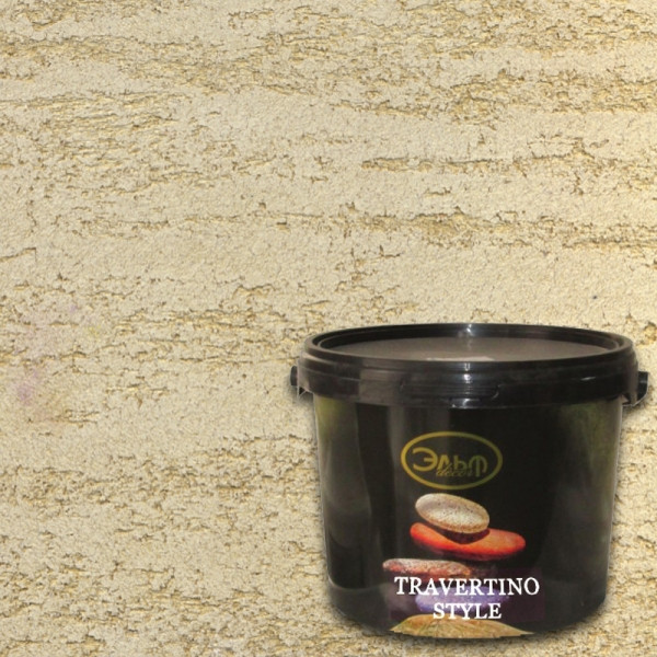 TRAVERTINO STYLE BEIGE 15 кг, Ельф декор