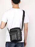 Чоловіча сумка через плече Барсетка Чоловіча сумка для документів, фото 2