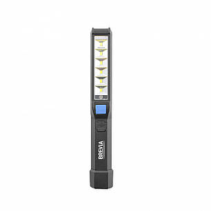 Інспекційна лампа Brevia LED 150lm 900mAh microUSB, Ліхтар-лампа світлодіодний, Переносний світильник, фото 3