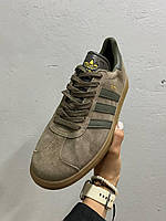 Газели адидас замшевые, Мужские кроссовки Adidas originals Gazelle коричневые
