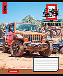 Набір шкільних зошитів 10шт А5/48 кл. 1В The offroader 766439, фото 4