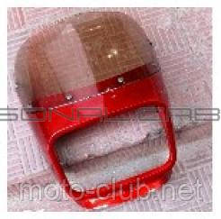 Обтікач на мопед Alpha суперякість (червоний), фото 1