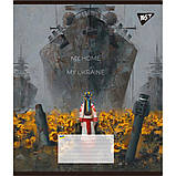 Набір шкаільних зошитів 10шт  Yes My Ukraine 48 аркушів лінія 766736, фото 3