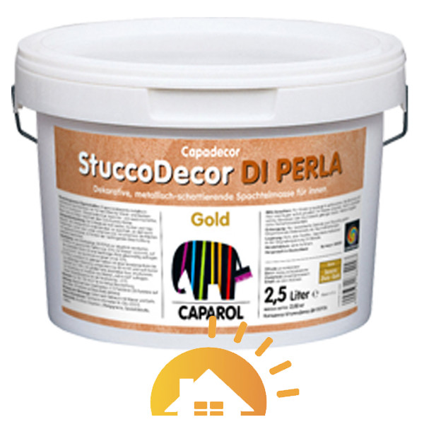 Capadecor Stucco Perla Di Gold (злотистий) 2,5 л