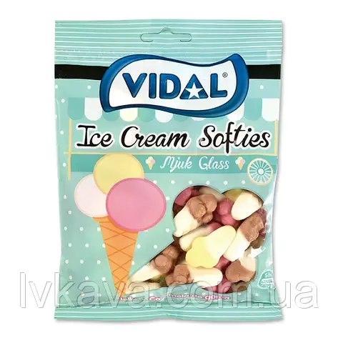 Желейні цукерки Vidal Ice Cream Softies , 100 гр, фото 2