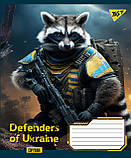 Набір шкільних зошитів 10шт А5/60 кл. YES Defenders of Ukraine 766469, фото 5