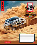 Набір шкільних зошитів 10шт А5/60 лін. 1В The offroader 766479, фото 3