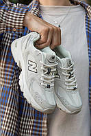 Круті жіночі кросівки Нью Беленс 530. Світлі кроси для дівчат New Balance 530., фото 11