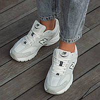 Круті жіночі кросівки Нью Беленс 530. Світлі кроси для дівчат New Balance 530., фото 9
