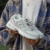 Круті жіночі кросівки Нью Беленс 530. Світлі кроси для дівчат New Balance 530., фото 5