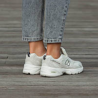 Круті жіночі кросівки Нью Беленс 530. Світлі кроси для дівчат New Balance 530., фото 3