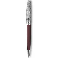 Ручка шариковая Parker SONNET 17 Metal & Red Lacquer CT BP 68 332 MK official