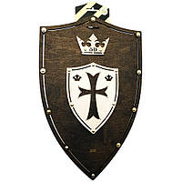 Сувенирный деревянный щит «Крест Венге» S-CrossV 47х30 см топ