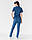 Медичний комбінезон жіночий Даллас синій, фото 2