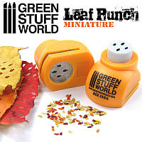 Miniature Leaf Punch ORANGE Фігурний дірокол (листики дуба) помаранчевий