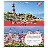 Набір шкаільних зошитів 5шт  Yes Escape to the world 96 аркушів лінія 766770, фото 5