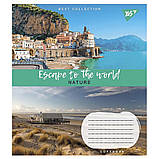 Набір шкаільних зошитів 5шт  Yes Escape to the world 96 аркушів лінія 766770, фото 6