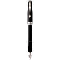 Ручка перьевая Parker SONNET 17 Matte Black Lacquer CT FP F 84 911 MK official