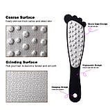 Пилка для ніг з лазерним напиленням / двостороння терка (для педикюру) 196, фото 6