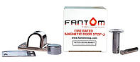 Огнестойкий дверной стопор Fantom Fire хром (Австралия)