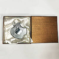 Турбозажигалка Apple в подарочной упаковке 41687. TS196 Цвет серебряный