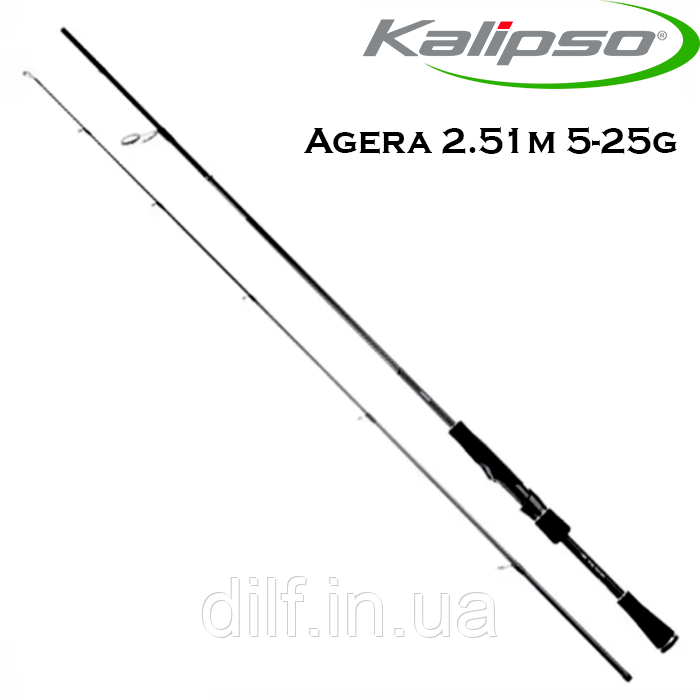 Вудилище спінінгове Kalipso Agera AGS-832M 2.51m 5-25g