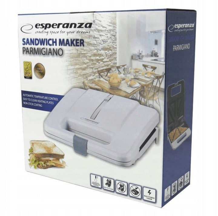 Характеристики Бутербродница ESPERANZA EKT010W