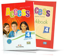 Access 4, Student's book + Workbook / Навчитель + зошит англійської мови