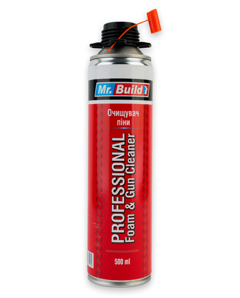 Очищувач Mr Build professional Foam &Gun CLEANER 500мл