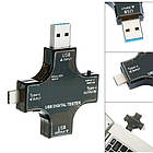 USB тестер струму напруги з Bluetooth, Type-C MicroUSB, Atorch J-7C, фото 3