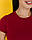 Медична футболка жіноча бордова, фото 4