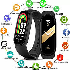 Фітнес-годинник Smart Band М8, Трекер, Крокомір, Пульс, Тиск, фото 3