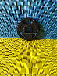 Диск для олімпійської штанги 2.5 кг на гриф 50 мм Гантелі, гирі, штанги і диски сталевий фарбований