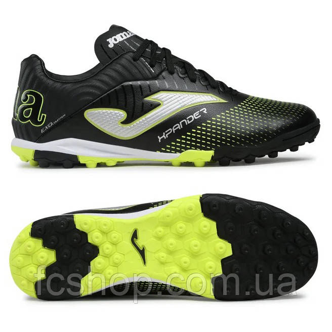 Сороконіжки Joma XPANDER чорно-жовті XPAS2301TF, Чорний, Розмір (EU) — 41