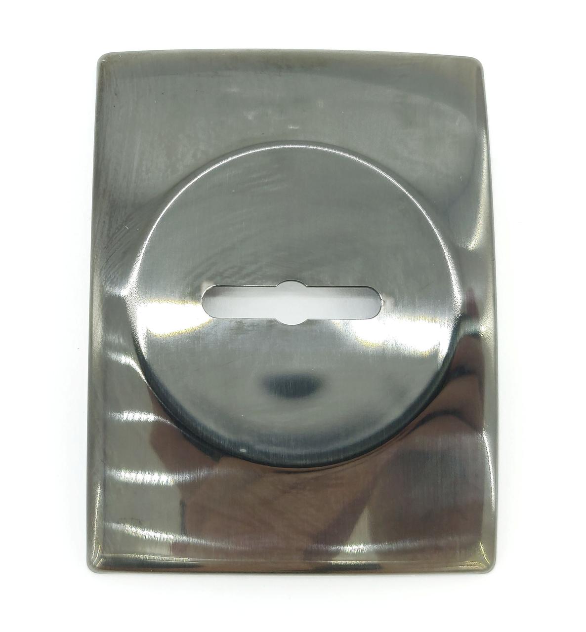 Накладка DISEC KT3766 MATRIX SQUARE без шторки хром чорний