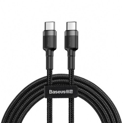 Кабель Baseus Cafule Type-C - Type-C 60W/2m (CATKLF-HG1) (Black)