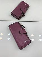 Фіолетовий жіночий гаманець Baellerry, клатч для грошей та карток, шкіряний