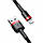 Кабель Baseus Cafule USB - Lightning 1.5A/2m (CALKLF-C19) (Black-Red), фото 4