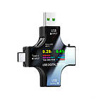 USB тестер струму напруги ємності з Bluetooth, Type-C MicroUSB, Atorch J-7C, фото 2