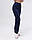 Медичні жіночі брюки Торонто темно-сині, фото 3