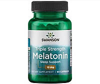 Мелатонин Swanson Melatonin 10 mg 60 капсул