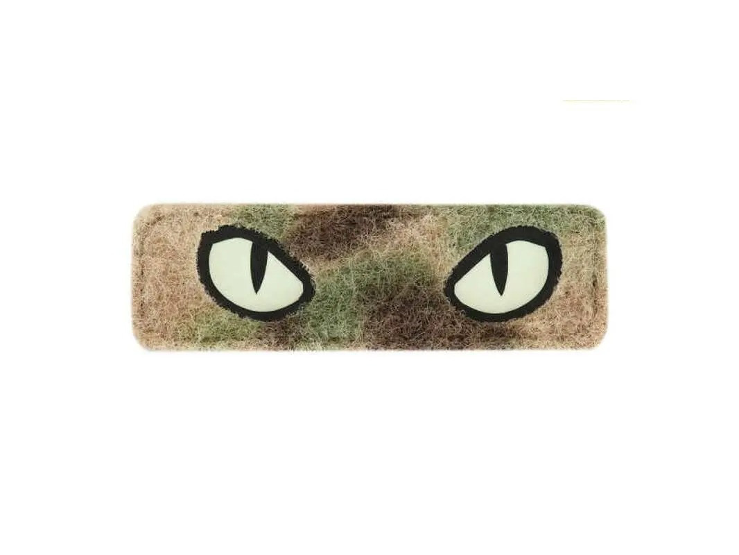 Шеврон PATCH M-TAC Cat Eyes laser cut (type 2) флуоресцентна (51350008) Multicam/GID