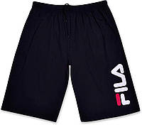 1X Black Мужские спортивные шорты Fila Big and Tall Спортивные шорты Lounge Mens Athletic Shorts, Gym Sho