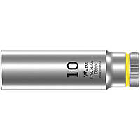 Торцевая головка WERA 1/4", 8790 HMA Deep, 10 × 50 мм