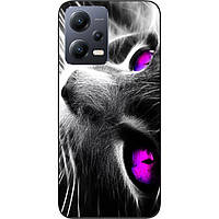 Силіконовий чохол для Xiaomi Redmi Note 12 5G з картинкою Красивий кіт