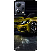 Силіконовий чохол для Xiaomi Redmi Note 12 5G з картинкою Жовта машина