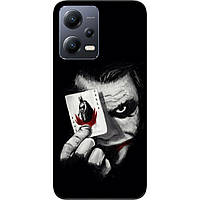 Силіконовий чохол для Xiaomi Redmi Note 12 5G з картинкою Джокер з картою