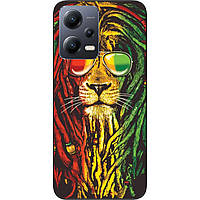 Силіконовий чохол для Xiaomi Redmi Note 12 5G з картинкою Лев розтаман