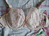 Бюстгальтер з м'якими чашками чорний Soft Kris Line rosee жіноча спідня білизна великих розмірів груди, фото 3